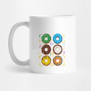 Colorful Donut Delight for Sweet Lovers Mug